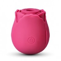 RoseBud 10 Function Clitoral Sucking Vibrating Silicone Rechargeable RED (BACK IN STOCK SOON!)